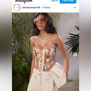 Zimmerman Floral Corset